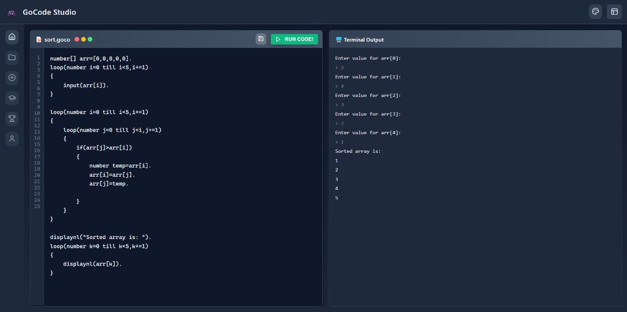 Intuitive Code Editor